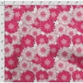 thumbnail image 4 of Soimoi Floral Printed, Cotton Satin Spandex Sewing Fabric By The Yard- 54 Inch WideDecorative Fabric For Dresses And Home Accents-Pink, 4 of 5