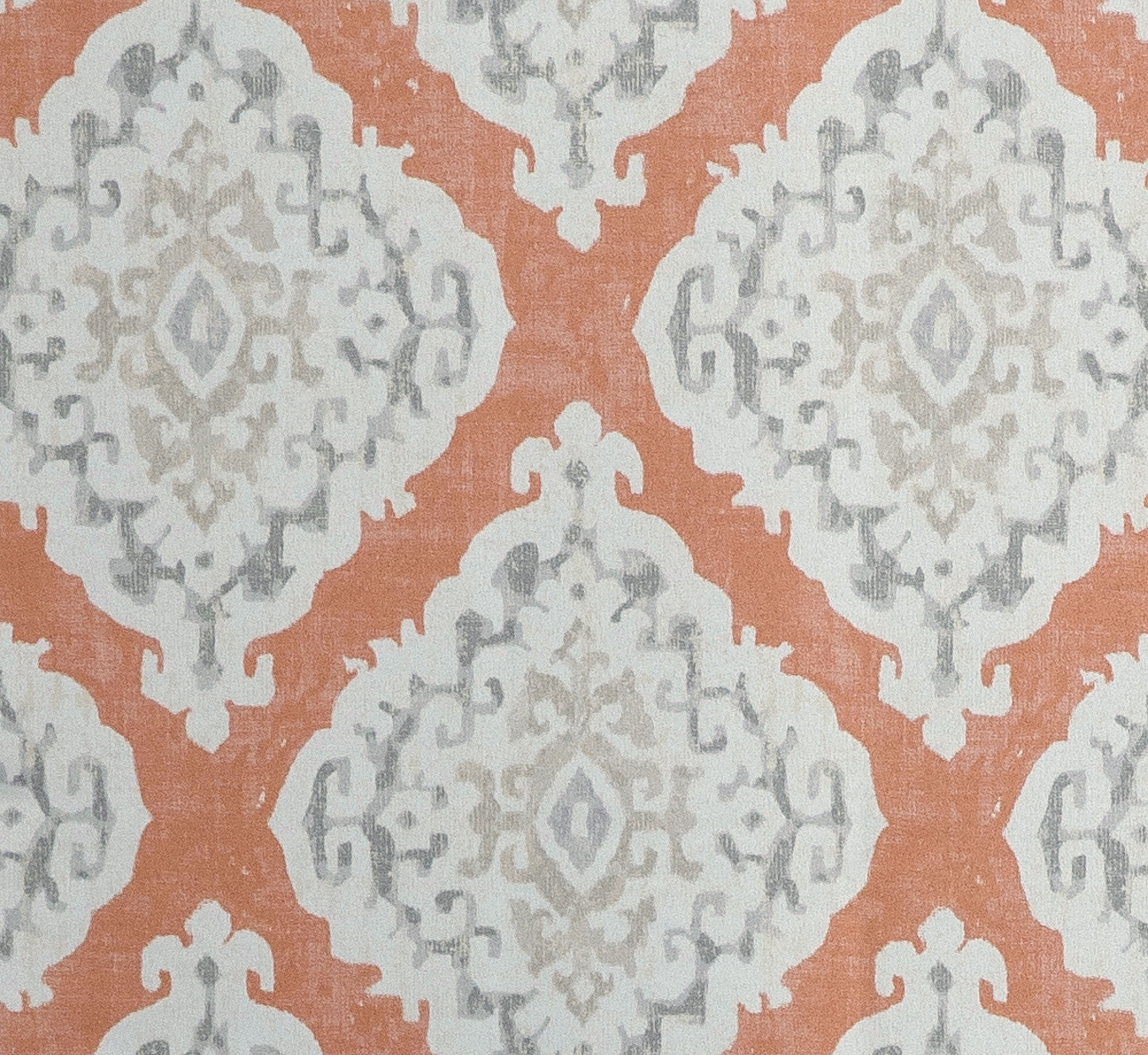 Mainstays Blackout Curtain Panel Pair, Set of 2, Ikat Terracotta, 30"W x 63"L
