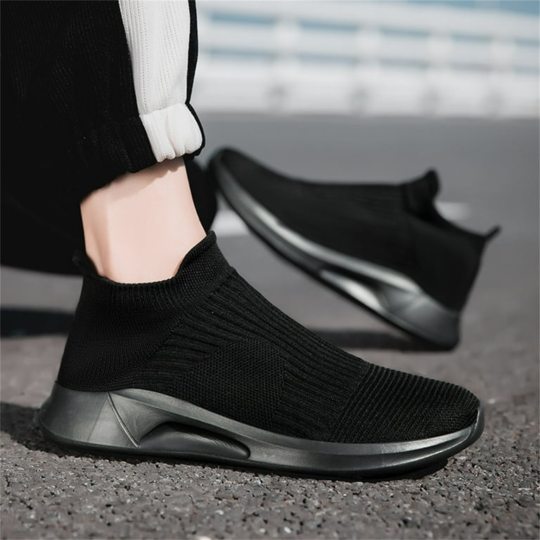 Slip on elastic shoes best sale