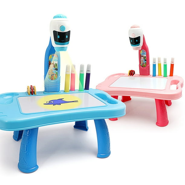 LOV Kids Drawing Projector Table Child Learning Desk With Smart  Projector Trace And Draw Projector Toy Early Education Toys Drawing Board  Early Education Toys For 3+ 