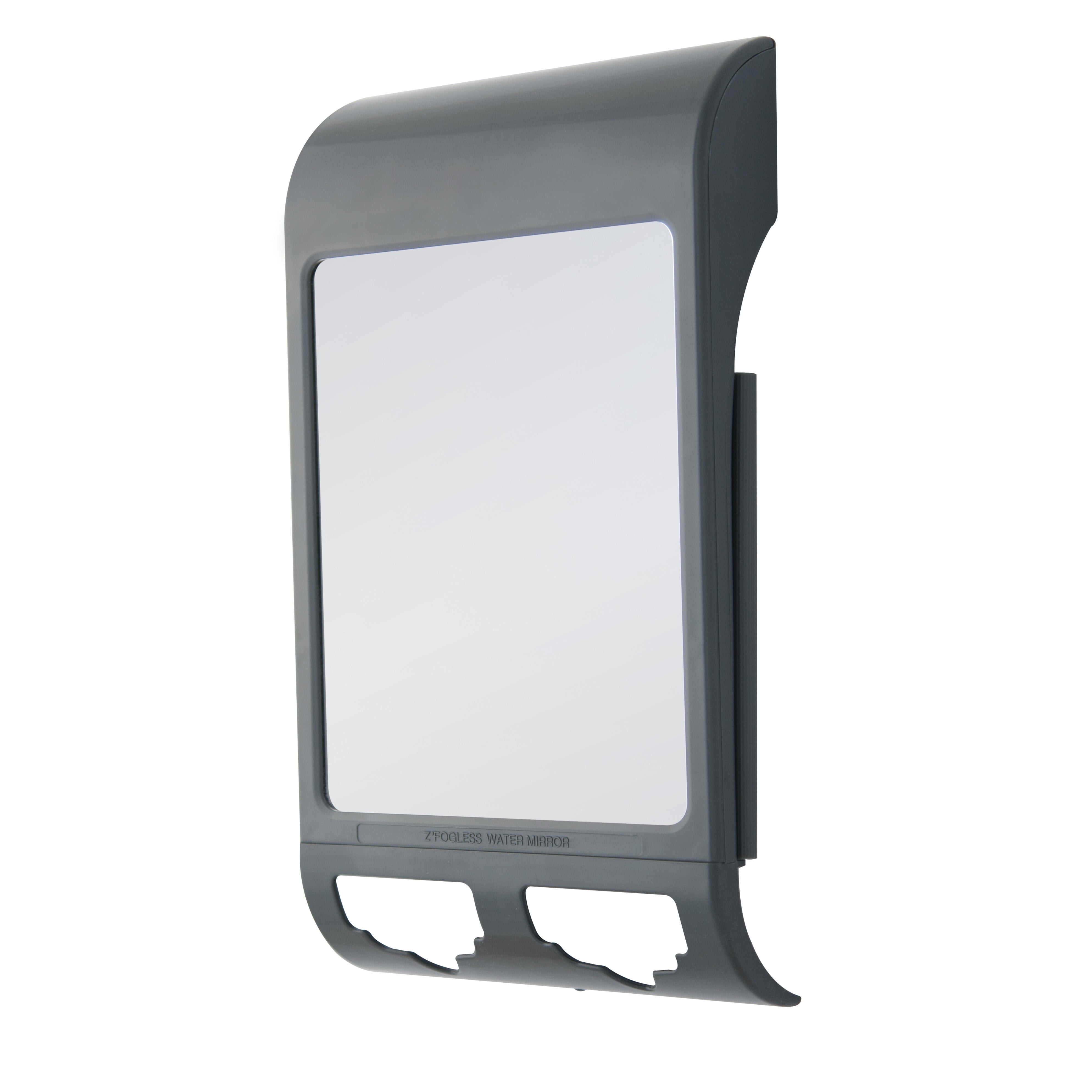 Zadro 5 inch x 6.25 inch Rectangle Wall Mount Water Mirror & Accessory Holder