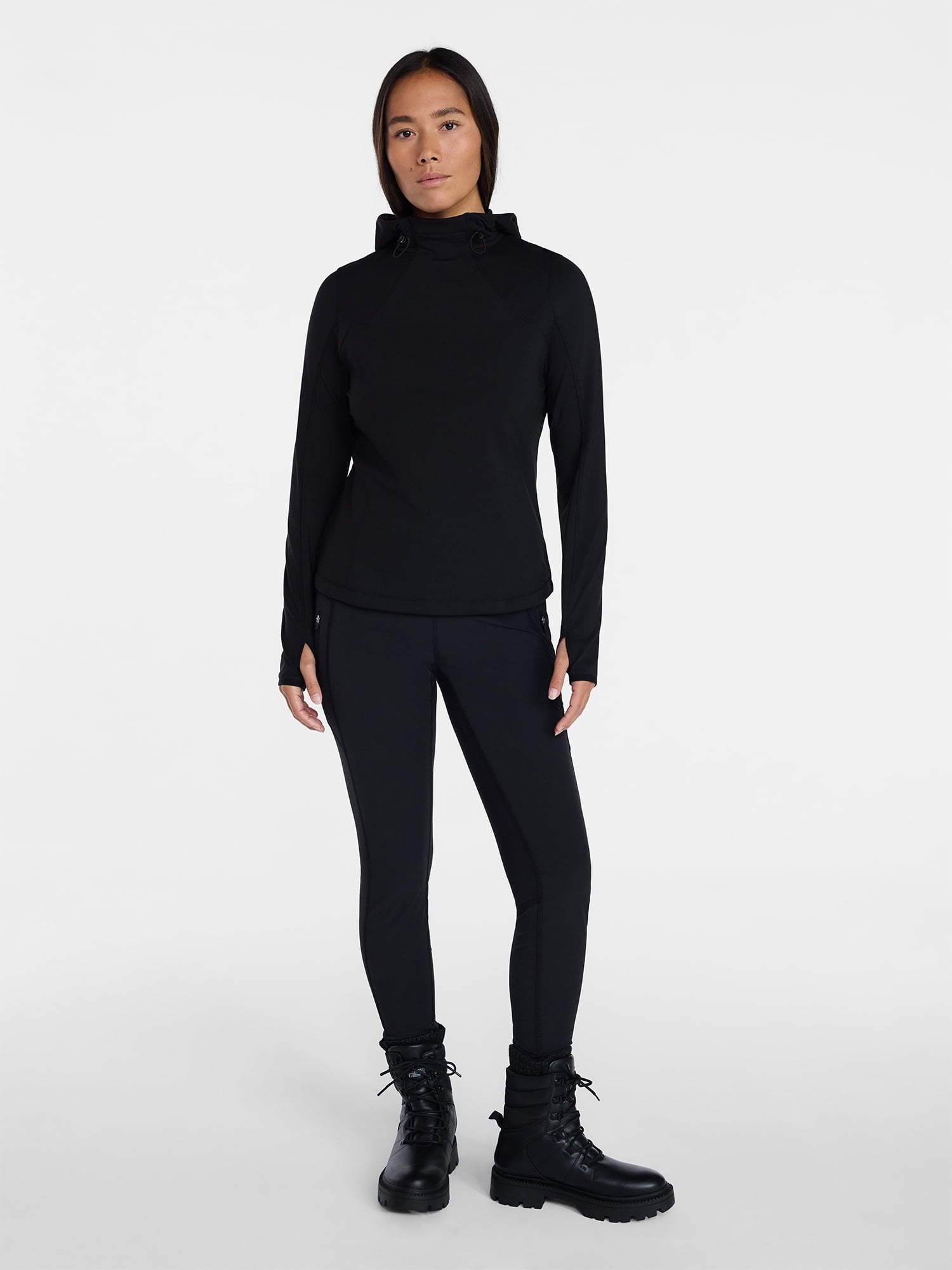 Ozark Trail Women's and Women's Plus Size Hybrid Leggings, Sizes XS-2X