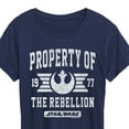 thumbnail image 3 of Star Wars - Property Of Rebellion - Women's Short Sleeve Classic Fit Tee, 3 of 5