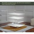 thumbnail image 7 of 48x36 Inch Bathroom Mirrors for Wall, Silver Bathroom Vanity Mirror with Beveled Aluminum Alloy Frame, Right Angle Stereoscopic Mirror for Farmhouse Decor (Horizontal/Vertical), 7 of 7