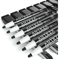 thumbnail image 2 of Arteza Black Magnetic Cap Dry Erase Markers Set with Built-In Eraser, Fine Tip, 36 Pack, 2 of 8