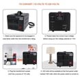 thumbnail image 3 of Transformador de Voltaje Cantonape 1500 Vatios Dual de Alta Conversión con Tomas Universales y de EE, 3 of 7