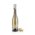 thumbnail image 6 of Viski Heavyweight Stainless Steel Champagne Stopper, Sparkling Wine Stopper, 6 of 7