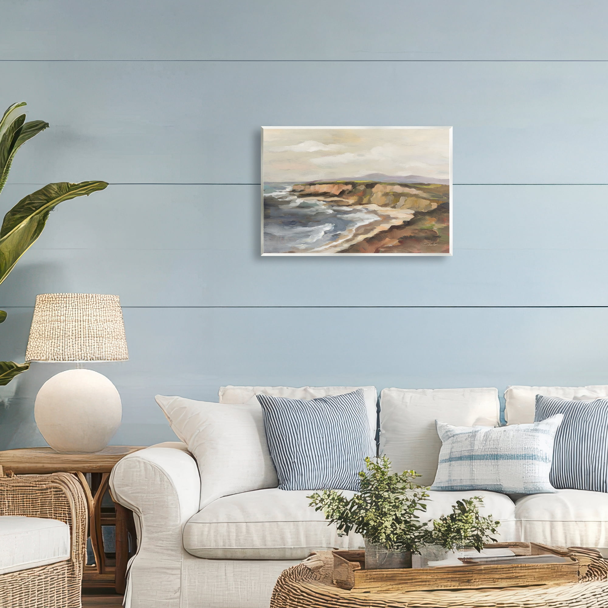 Stupell Industries Rocky Coast Expression Wall Plaque Art, design by Silvia Vassileva