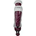thumbnail image 2 of Rawlings RWLGVELIMAW Velo Intermediate Leg Guard, Maroon & White, 2 of 3