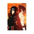thumbnail image 1 of New Naruto Poster Kakashi Sasuke Itachi Uchiha Akatsuki Anime Character Canvas Art Painting for Modern Home Decoration Aesthetic50X70cm Unframed Gao Jinjia LED, 1 of 2
