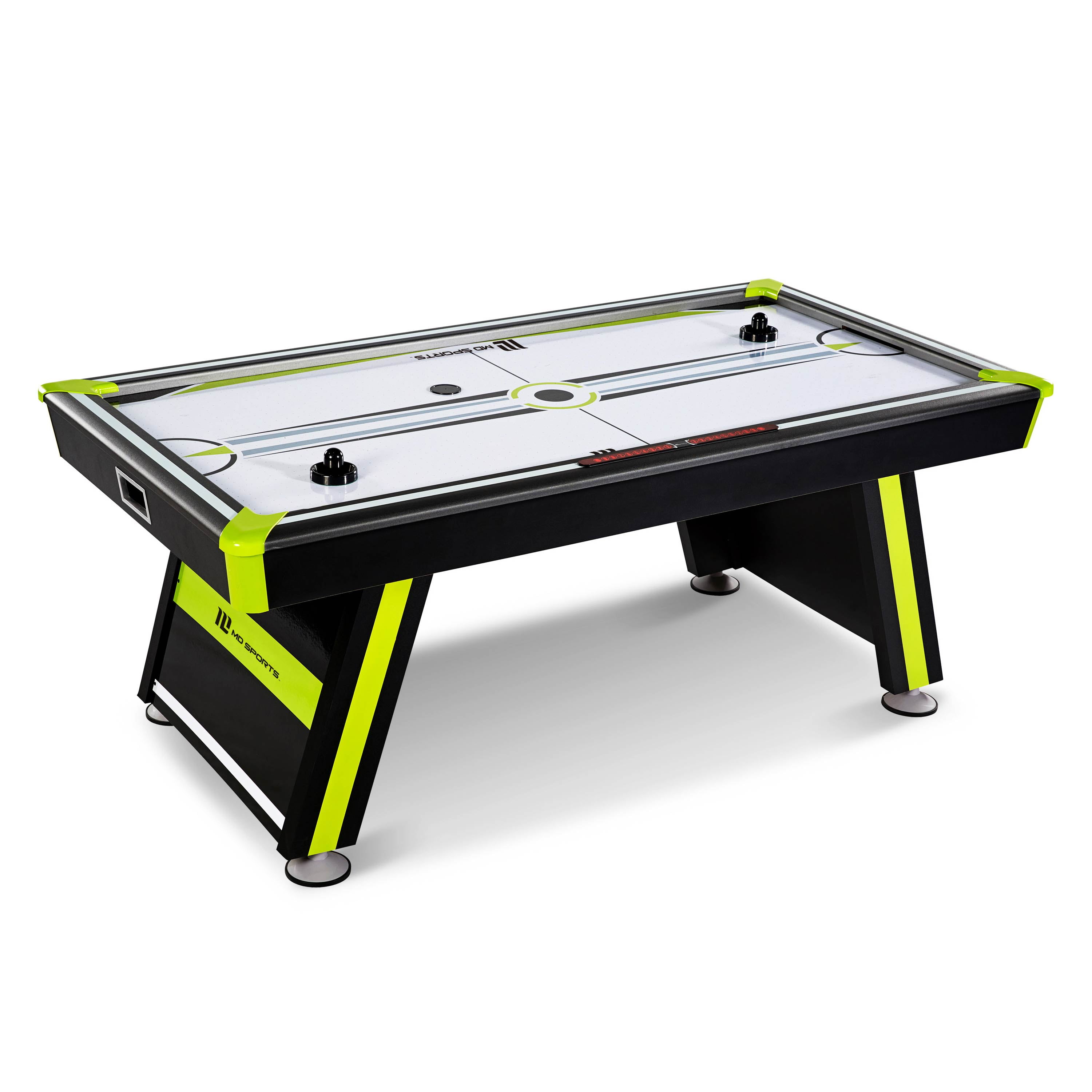 MD Sports 80" Air Powered Hockey Table, LED Electronic Scorer, Back