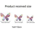 thumbnail image 1 of Pegatinas de pared decorativas para el hogar, con diseño de mariposas en blanco y negro, 3D, huecas, de PVC, para sala de estar y habitación de niños, 1 of 5