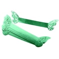 thumbnail image 1 of 20x anillos de mariposa para servilletas, decoraciones, servilleteros, hebillas para servilletas para cocina, restaurante, centros de mesa, recepción Verde reflectante, 1 of 8
