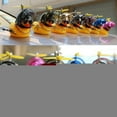 thumbnail image 2 of Motorcycle Handlebar Duck Ornament Small Yellow Duck Helmet Bicycle Ornament, 2 of 3