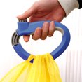 thumbnail image 2 of 1Pc Plastic Shopping Grocery Bag Relaxed Carrying Grip Holder Handle Lock Carrier Tool (Blue), 2 of 5