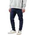 thumbnail image 2 of Ma Croix Men's Premium Slim Fit Fleece Jogger Sweatpants with Elastic Bottom, 2 of 8