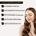 thumbnail image 3 of Belitaas Luxury Conditioning Shampoo with Rice Water & Argan Extract (300ml/10.14 fl oz) – Anti-Dandruff & Anti-Hairfall Treatment, 3 of 7
