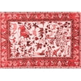 thumbnail image 1 of Ahgly Company Indoor Rectangle Animal Red Traditional Area Rugs, 5' x 7', 1 of 4