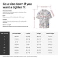 thumbnail image 5 of Gukieu America Landmarks2 Print Men's Short-sleeved Shirts, Button-down Pocket Shirts, T-shirts, Beach Vacation Travel Summer Clothing-X-Large, 5 of 5