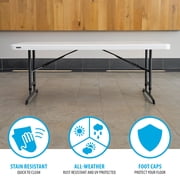 Lifetime 6-Foot Adjustable Height Folding Nesting Table