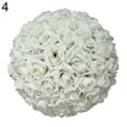 thumbnail image 7 of Cheers.US 8 Inch Hanging Decorative Flower Ball Centerpieces Silk Rose Wedding Kissing Balls Pomanders Wedding Decoration Ball, 7 of 7