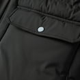 thumbnail image 4 of Men's Winter Hooded Jacket Warm Windproof Puffy Coat Padded Thicken Parka Jackets Black XXXXL, 4 of 5