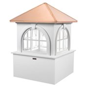 51" Smithsonian Collection Handcrafted "Arlington" Copper and Vinyl Roof Cupola