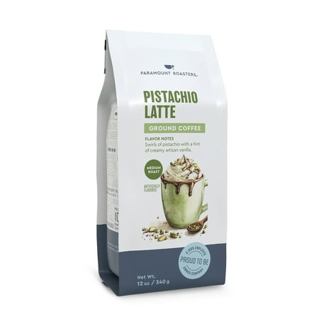 Paramount Roasters Pistachio Latte Medium Roast Ground Coffee  12 oz