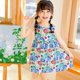 thumbnail image 3 of Summer Girl Dress Sleeveless Kids SundressPrinted Skirt Fashion Girls Clothing Beach Party Children's Clothing Princess Dresses, 3 of 6