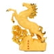 thumbnail image 2 of Estatua De Caballo, Estatua Decorativa De Caballo Corriendo Hermosa Textura Suavizante Oro Exquisito Para El Hogar ANGGREK Cocina, Decoración y Otros, 2 of 5
