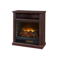 Pleasant Hearth 25-720-15 30" Parkdale Mobile Infrared Media Electric Fireplace-Cherry