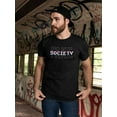 thumbnail image 2 of Fake Society T-Shirt Men -Smartprints Designs, Male Large, 2 of 4