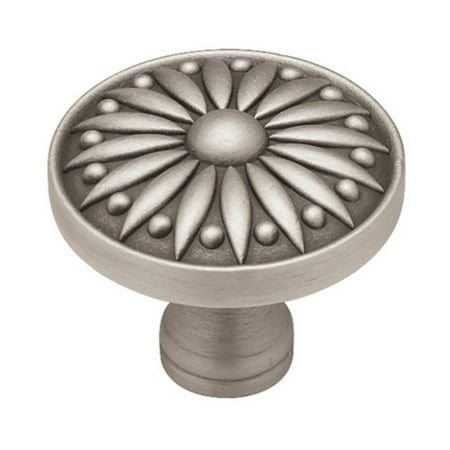 Brainerd 37mm Grecian Knob, Brushed Satin Pewter
