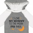 thumbnail image 4 of Inktastic I Love My Mommy to the Moon and Back Boys or Girls Long Sleeve Baby Bodysuit, 4 of 5