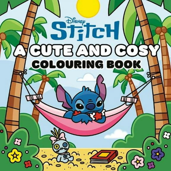 Disney Stitch: A Cute and Cosy Colouring Book (Paperback)