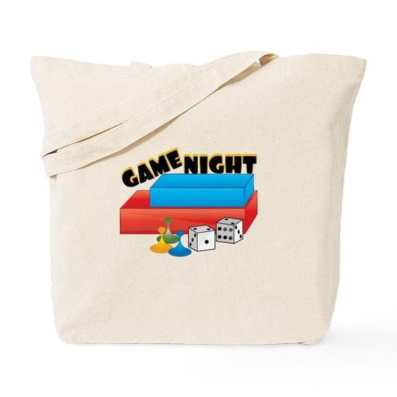 CafePress - Game Night Tote Bag - Unisex Canvas Tote Bag, Beige, 1-Piece