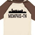 thumbnail image 4 of Inktastic Memphis Tennessee City Skyline Boys or Girls Long Sleeve Baby Bodysuit, 4 of 5