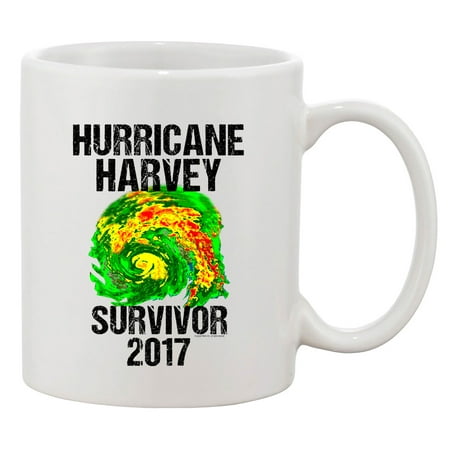 - Hurricane Harvey Storm Survivor Houston Texas 2017 DT Coffee 11 Oz White Mug