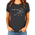 thumbnail image 3 of No Golf Today Shirt for Men & Women Funny Sad Stick Figure Graphic Tee for Golfer Dark Gray Heather Shirt Adult Small, 3 of 5