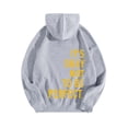 thumbnail image 4 of Women's Letter Print Hoodies Long Sleeved Hoodie With Pockets, 4 of 4