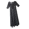 thumbnail image 1 of Vestido de noche largo mujer Lentejuelas con cuello en V Vestido de oscilación Cóctel formal Negro SM SunniMix Vestido maxi de verano para mujer, 1 of 8