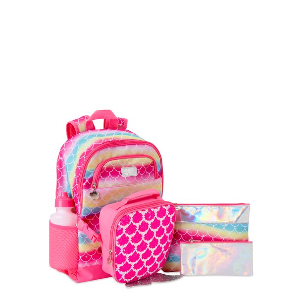 Limited Too Limited Too Rainbow Mermaid 5 Piece Backpack Set