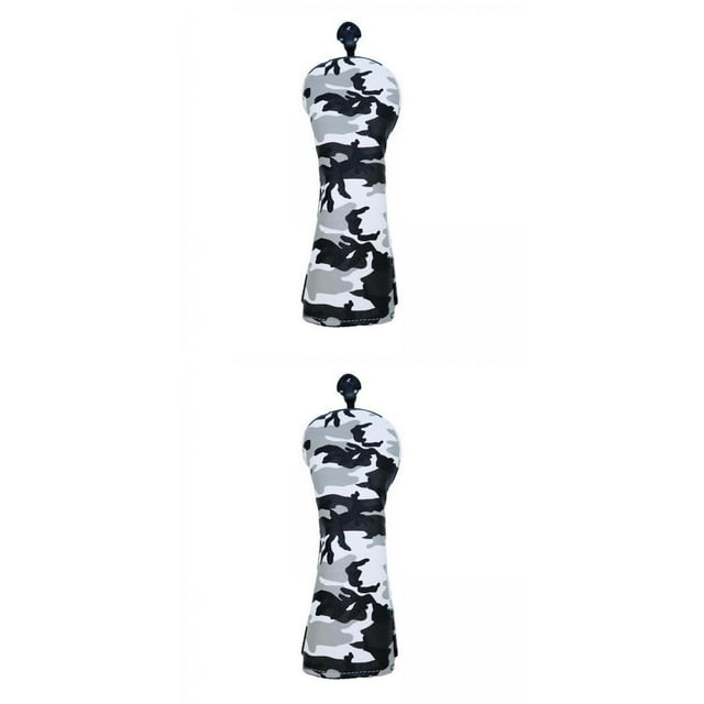 2 Uds., Cubiertas para golf, Cubierta Híbrida de de Conductor con Etiqueta de Número shamjiam Funda para palos de golf