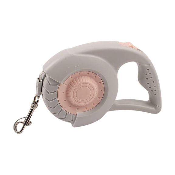 Automatic Retractable Dog Leash, 360° Tangle-Free Stretchable Leash with Anti-Slip Handle for Small Medium Dogs(Pink,5m)