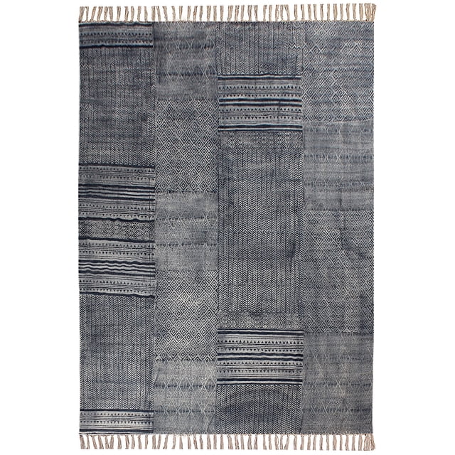 Casavani Blue Hallway Rug Rectangle Area Rugs Yoga Mat Living Room Carpet 9x9 feet
