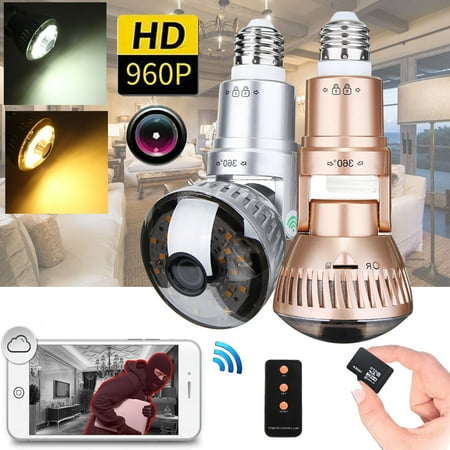 360 ° E27 LED Light HD Security Camera Bulb Outdoor Indoor Wireless