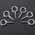 thumbnail image 3 of BESTOMZ 25pcs Screw Eye Pin Peg Bails Jewelry Making Findings for Crafting, 3 of 7