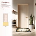 thumbnail image 3 of ODIKA 6'x9' Machine Washable Non-Slip Area Rug, Elegant Black Aesthetic High Traffic Rug, Beige, 9996, 3 of 7