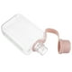 thumbnail image 2 of BRIGHTFUFU Botella de agua plana, termo de viaje de 240 ml, portátil, ideal para camping, gimnasio, fitness al aire libre, cabe en cualquier bolso, color rosa., 2 of 8
