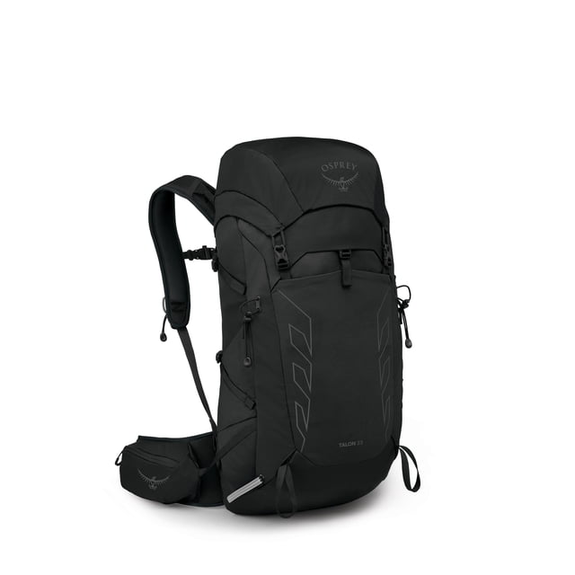 Mochila Osprey Talon 33 L ligera para senderismo, negra